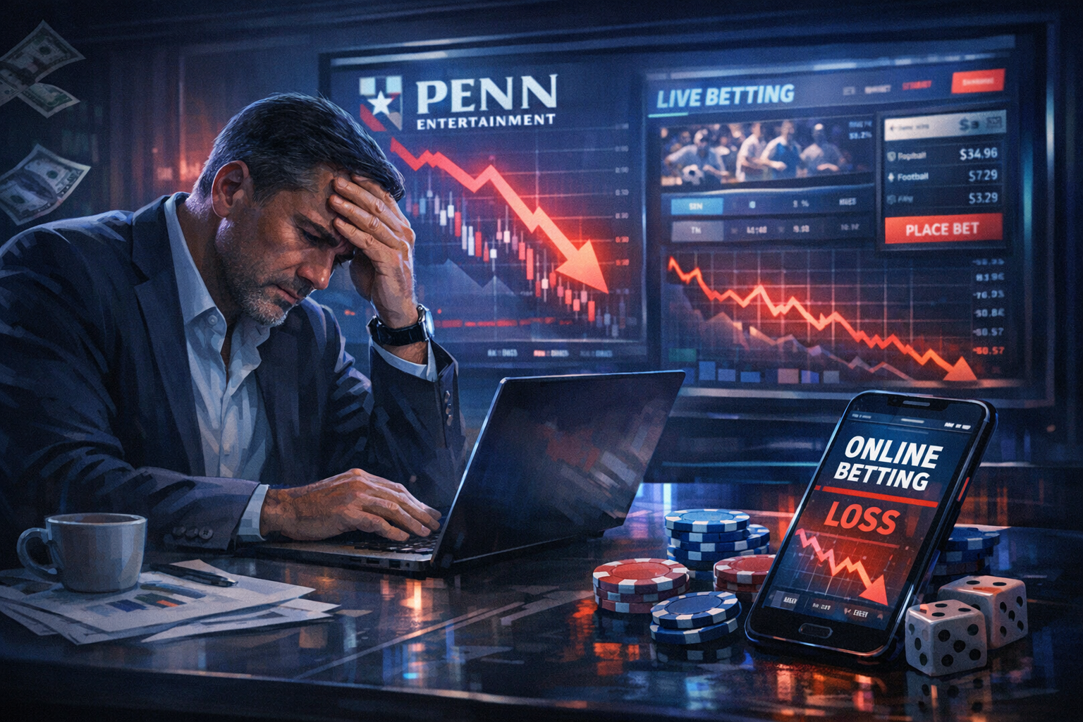 PENN Entertainment Faces Profitability Test in Interactive Gaming Segment
